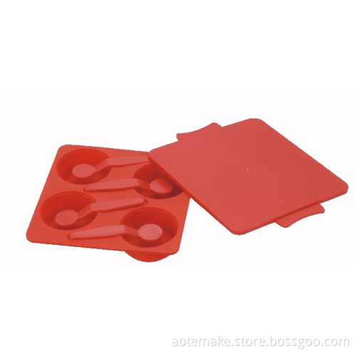 196X196X30mm factory price OEM Silicone candy molds